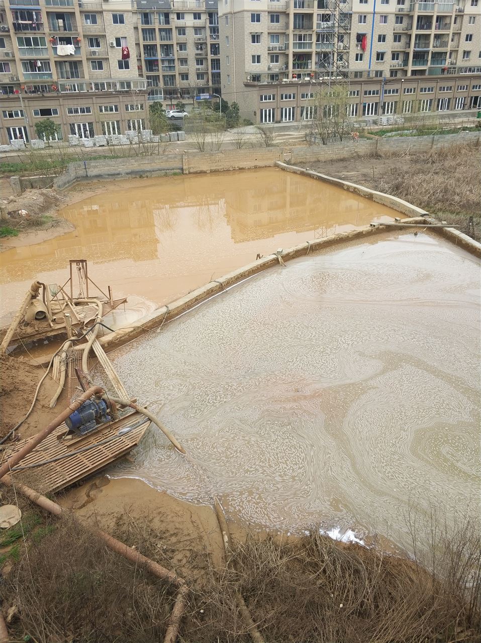 沿滩沉淀池淤泥清理-厂区废水池淤泥清淤